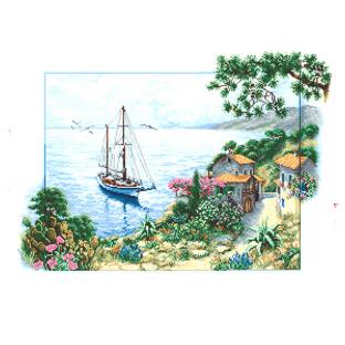 輸入刺しゅうキット Luca-S(ルーカス) Seascape (海の風景) クロスステッチキット在庫ありの場合、4営業日前後で発送(土日祝除く) |  手芸クラフト用品のネット仕入はクラフトハートトーカイ卸売りサイト