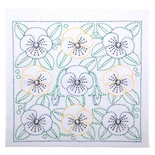 刺繍 刺し子キット 花ふきん SASHIKO WORLD Mxico パンジー｜在庫ありの場合、4営業日前後で発送(土日祝除く) |  手芸クラフト用品のネット仕入はクラフトハートトーカイ卸売りサイト