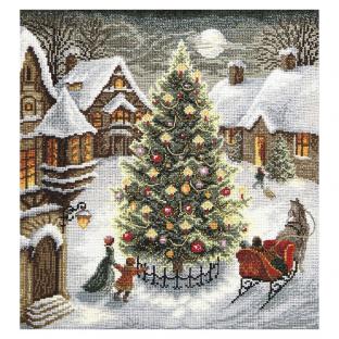 輸入刺しゅうキットCharivna（チャリブナ） Christmas tree of wishes 希望のクリスマスツリー クロスステッチキット｜在庫 ありの場合、4営業日前後で発送(土日祝除く) | 手芸クラフト用品のネット仕入はクラフトハートトーカイ卸売サイト