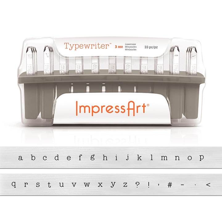 ImpressArt(インプレスアート) レタースタンプ 3mm 小文字 タイプ