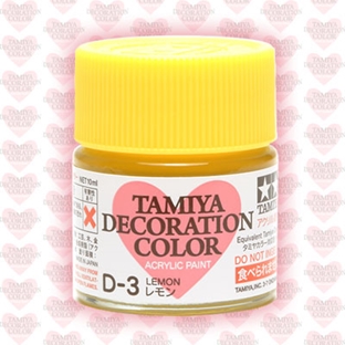 タミヤ　デコレーションシリーズ　デコレーションカラー D-3 レモン｜在庫ありの場合、土日祝除く通常1～3営業日で発送