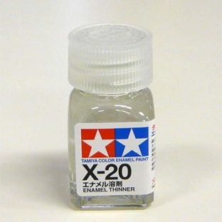 タミヤ　デコレーションシリーズ　タミヤカラー(塗料) エナメル X-20 溶剤｜在庫ありの場合、土日祝除く通常1～3営業日で発送