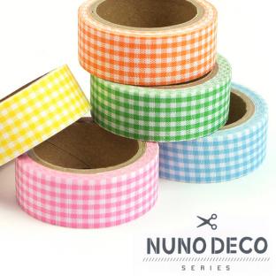 【お買い得品】NUNO DECO TAPE 11 チェック 全5色