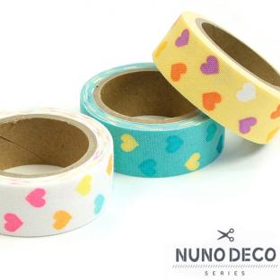【お買い得品】NUNO DECO TAPE 11 ハート 全3色｜在庫ありの場合、土日祝除く通常1～3営業日で発送