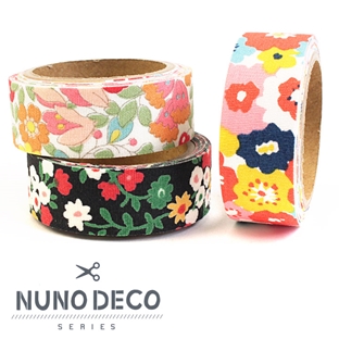 【お買い得品】NUNO DECO TAPE 15 花柄 全3柄｜在庫ありの場合、土日祝除く通常1～3営業日で発送