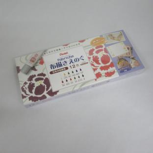 ぺんてる ファブリックファン 布描きえのぐ 日本の伝統色 12色｜在庫ありの場合、土日祝除く通常1～3営業日で発送