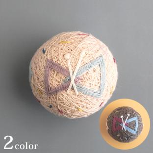 【piece】草木染めの糸で作るてまりのキット 5点