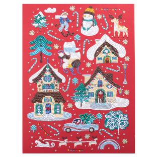 ダイヤモンドフィックス クリスマス 「winter holiday (ウィンターホリデー) 10-3597」 30×40cm ｜在庫ありの場合、4営業日前後で発送(土日祝除く)