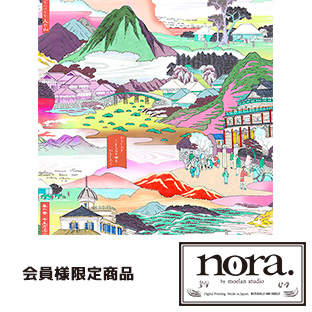 【同梱不可 12月上旬発送予定】nora. NEO Japanesque シーチング KM1027 1m単位