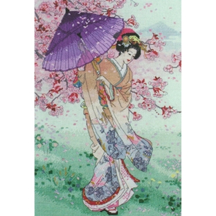 輸入刺しゅうキット　maia　Yumezakura (Umbrella) 夢桜