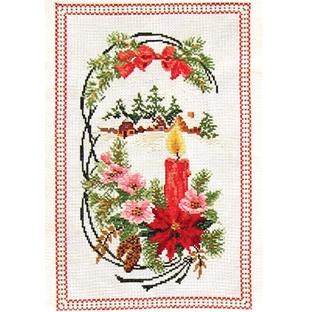 クロスステッチキット O.O.E. Christmas candle Tapestry｜在庫ありの場合、土日祝除く通常1～3営業日で発送