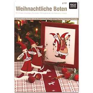 刺しゅう　図案集　RICO　Weihnachtliche Boten 101 【メール便可】｜在庫ありの場合、4営業日前後で発送(土日祝除く)