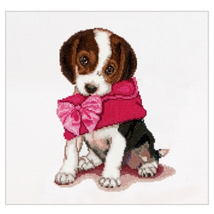 輸入刺しゅうキット　Thea GOUVERNEUR　Puppy Love 【メール便可】｜在庫ありの場合、土日祝除く通常1～3営業日で発送