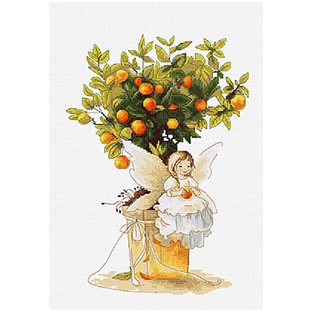 輸入刺しゅうキット　Luca-S(ルーカス)　B1112 The Tangerine 【メール便可】｜在庫ありの場合、土日祝除く通常1～3営業日で発送