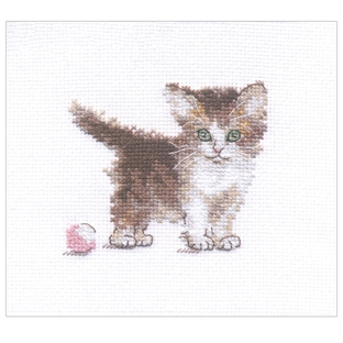 輸入刺しゅうキット　ALISA(アリサ)　Little and Cute　Little kitty 【メール便可】