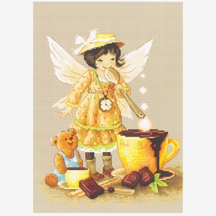 輸入刺しゅうキット　Luca-S(ルーカス)　人物　Chocolate Fairy 【メール便可】｜在庫ありの場合、土日祝除く通常1～3営業日で発送