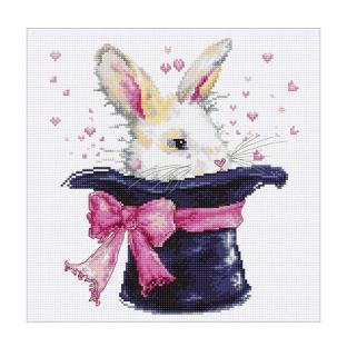 刺繍 Luca-S(ルーカス)Rabbit シルクハットのうさぎ 輸入キット【メール便可】｜在庫ありの場合、土日祝除く通常1～3営業日で発送