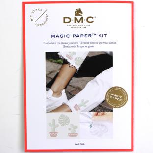 刺繍 DMC マジックペーパーキット クロスステッチ CACTUS【メール便可】
