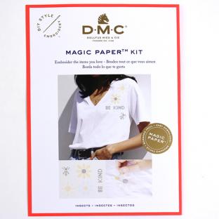 刺繍 DMC マジックペーパーキット クロスステッチ INSECTS【メール便可】