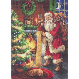 刺繍 Luca-s Santa Claus (プレゼントリスト)｜在庫ありの場合、土日祝除く通常1～3営業日で発送
