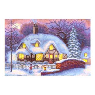 クロスステッチキット PANNA パンナ Winter Cottage ウインターコテージ｜在庫ありの場合、土日祝除く通常1～3営業日で発送