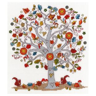 刺繍 Bothy Thrads Love Autumn 愛する秋 秋の木｜在庫ありの場合、土日祝除く通常1～3営業日で発送
