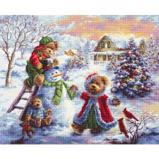 刺繍輸入キット LETISTITCH 970 Fun Loving Merriment クリスマスの楽しい遊び｜在庫ありの場合、4営業日前後で発送(土日祝除く)