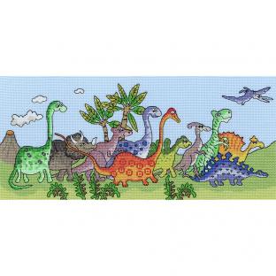輸入刺繍キット Bothy Threads XJR22 Dinosaur Fun 恐竜 きょうりゅう｜在庫ありの場合、土日祝除く通常1～3営業日で発送