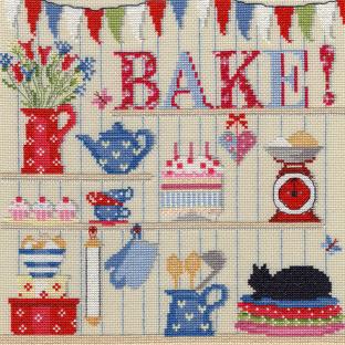 輸入刺繍キット Bothy Threads XH8 Bake！ 焼く！ ケーキの棚｜在庫ありの場合、土日祝除く通常1～3営業日で発送