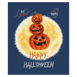 刺繍 LETISTITCH 997 Pumpkin's Party かぼちゃのパーティ/ハロウィン クロスステッチキット 輸入