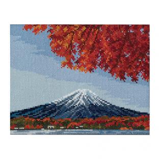 COSMO クロスステッチキット めぐる季節と日本の風景 富士と紅葉 522003