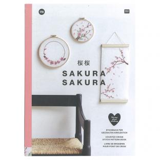 刺繍 図案集 Rico Design Stickbuch 桜 桜 Sakura Sakura Nr. 178/輸入 クロスステッチブック