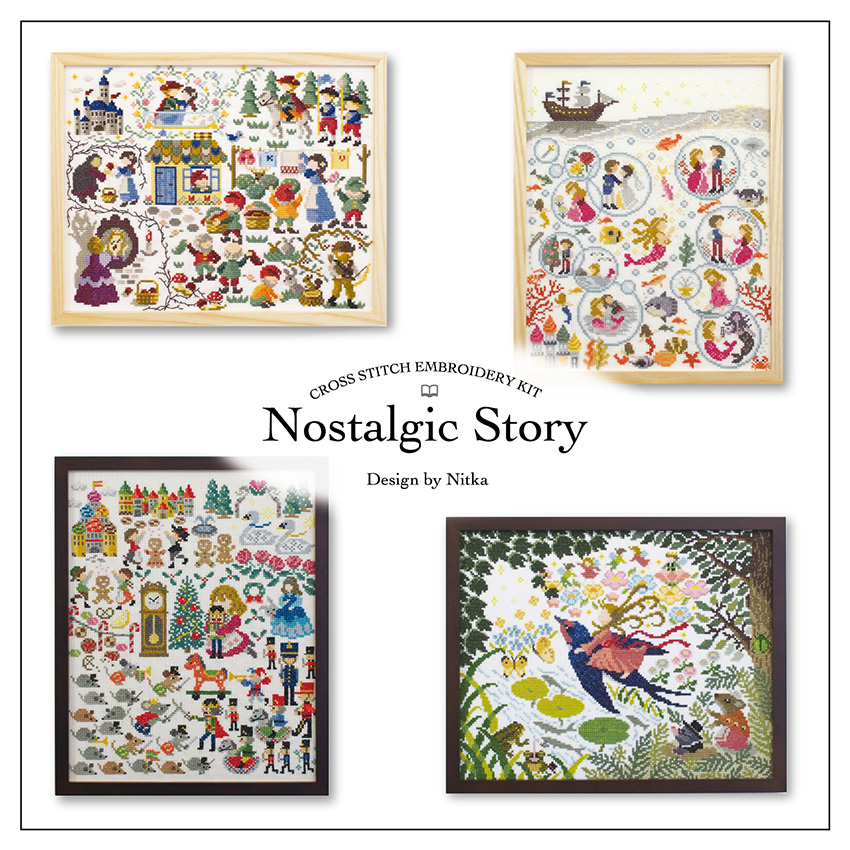 オリムパス クロスステッチ 刺しゅうキット Nostalgic Story ジャックと豆の木 7581  ｜在庫ありの場合、4営業日前後で発送(土日祝除く) | 手芸クラフト用品のネット仕入はクラフトハートトーカイ卸売サイト