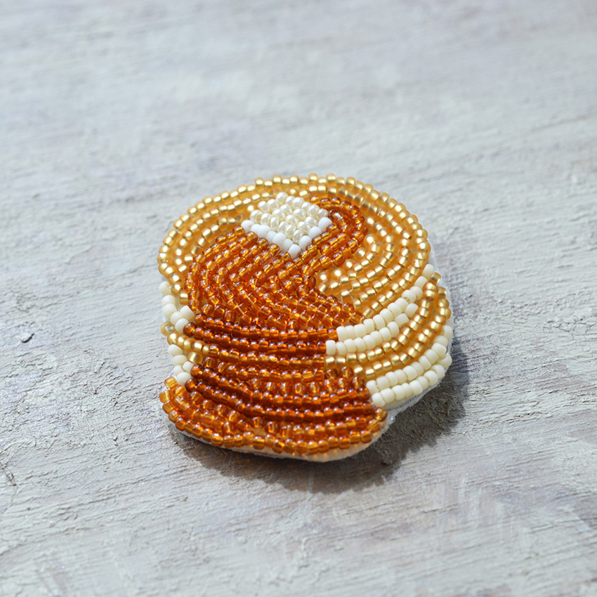 Harapeko BROOCH ホットケーキ HCA20//7 |在庫ありの場合、4営業日前後で発送(土日祝除く)